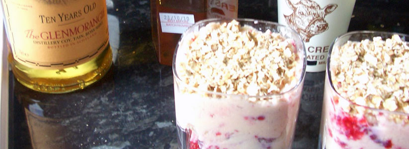 Schotse whisky cranachan