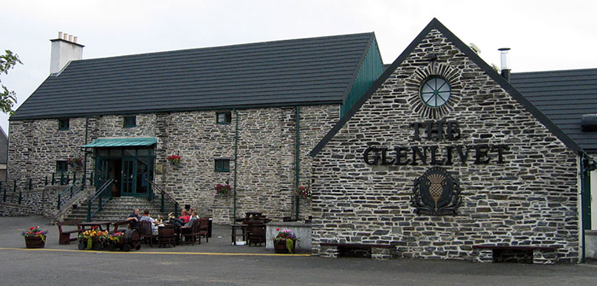 The Glenlivet distilleerderij in Speyside